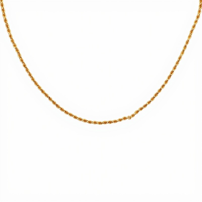 Cadena oro Salomónico -Oro bajo -Sin Piedra-CD8028 sinpiedra