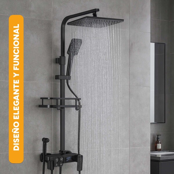 Duchero Barral Exterior Monocomando Baño Display Temperatura Duchero Barral Exterior Monocomando Baño Display Temperatura