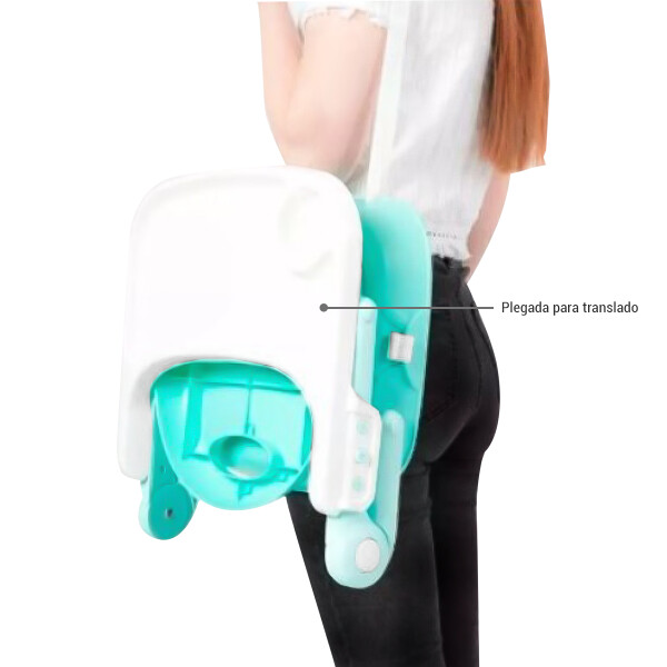 Silla De Bebe Para Comer Plegable Asiento 3 En 1 Arnes Cinturon Seguridad 3 Puntos Imback Color Turquesa Silla De Bebe Para Comer Plegable Asiento 3 En 1 Arnes Cinturon Seguridad 3 Puntos Imback Color Turquesa