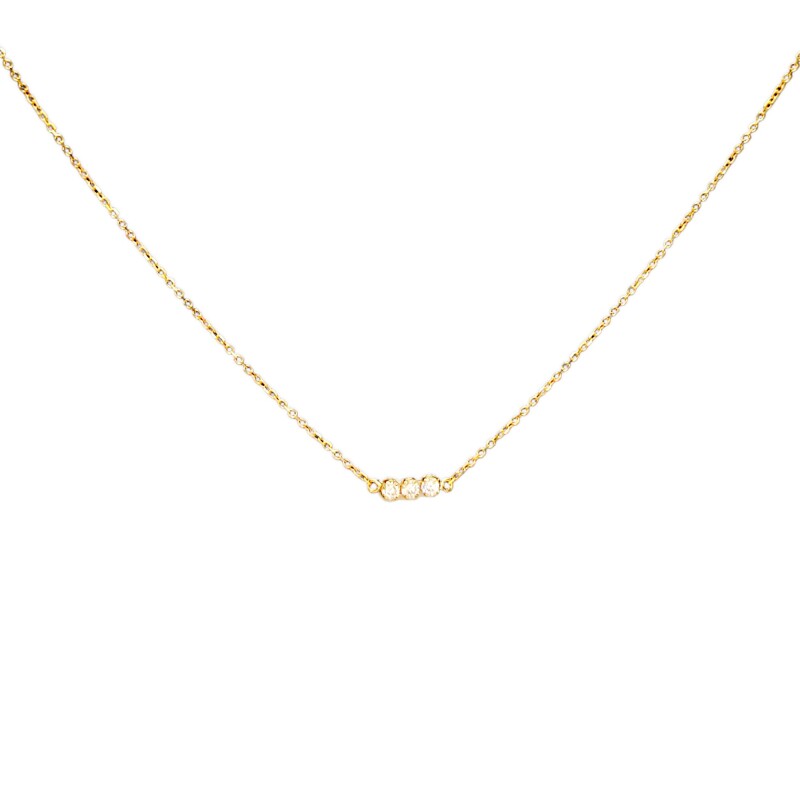 Conjunto Trilogy-Oro bajo-Piedra Zirconia-CJ8019 Conpiedra