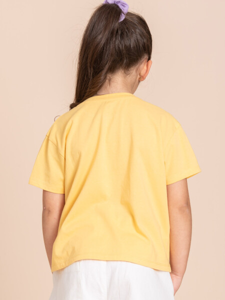 Camiseta estampada Groovy Amarillo