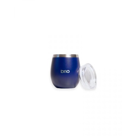 Mate Brio de Acero Inoxidable con Tapa AZUL