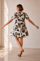 VESTIDO PETALO BEIGE