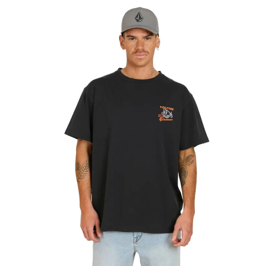 Remera Volcom Oversize Pour Decisions - Negro Remera Volcom Oversize Pour Decisions - Negro