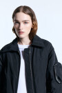 BOMBER MILA Negro