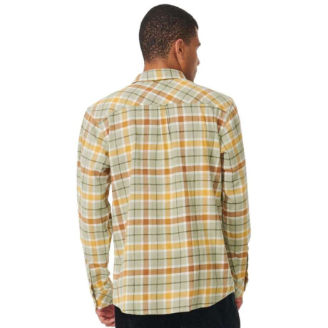 Camisa Rip Curl Checked In Flannel Verde
