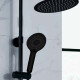 GRIFERIA TELEFONO ABS NEGRO MATE SERIE AGRIGENTO BAÑO NEGRO