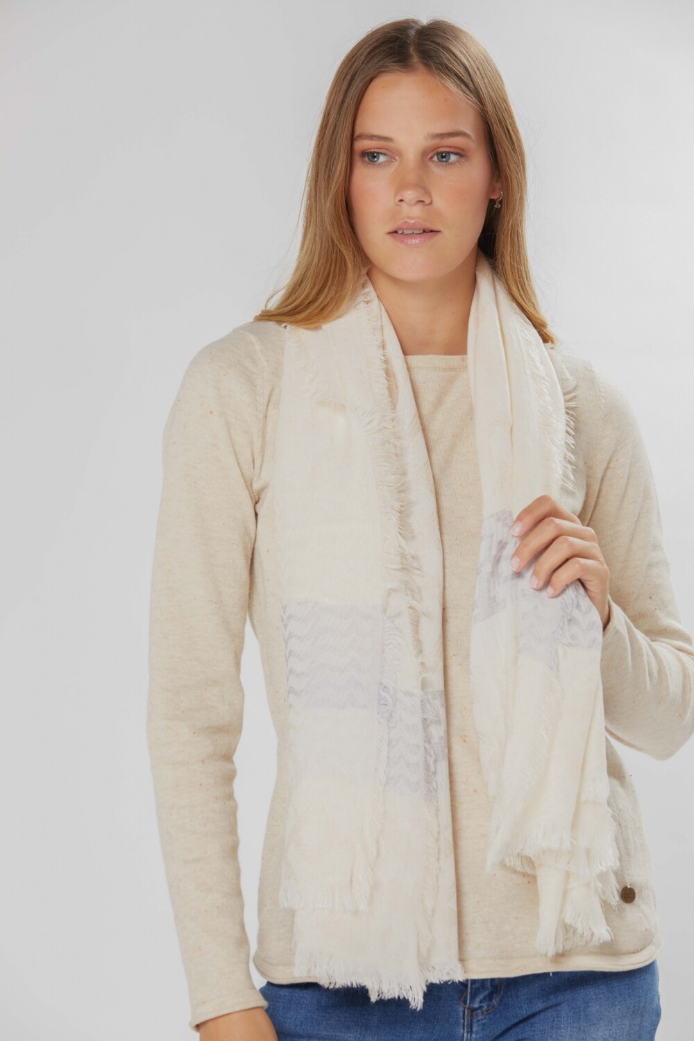 PAÑUELO TEJIDO Beige