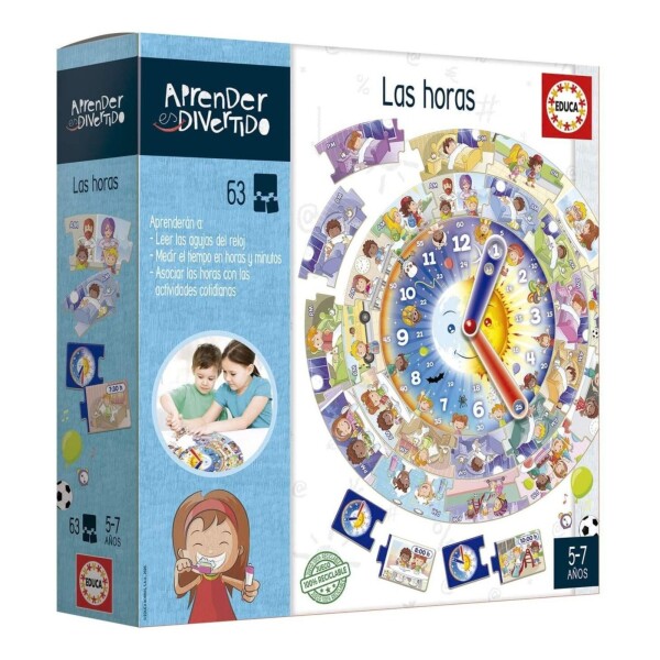 Puzzle Aprender Es Divertido Las Horas Rompecabezas Educa Puzzle Aprender Es Divertido Las Horas Rompecabezas Educa
