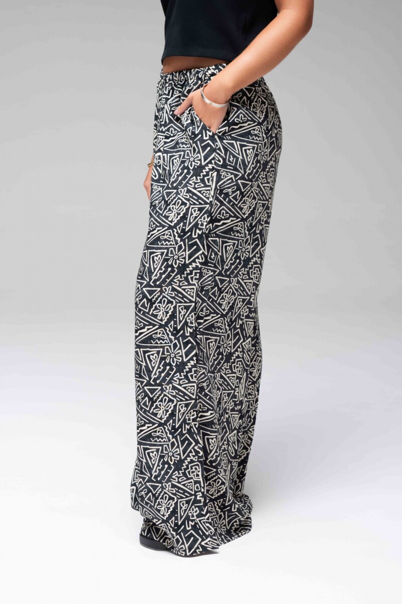 FREE MIND BEACH PANT P-printed