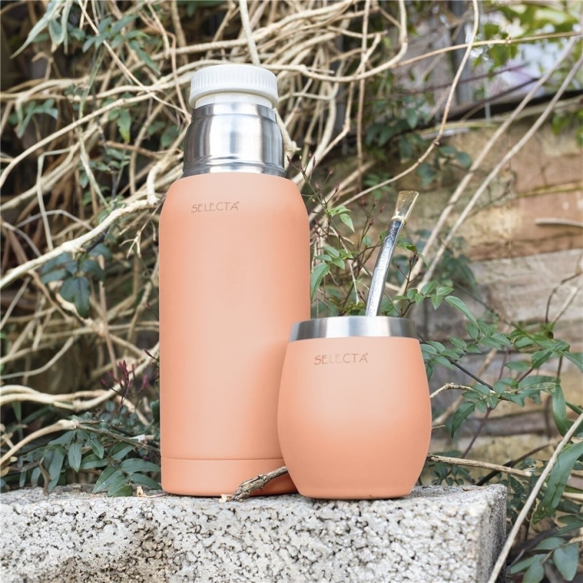 Termo 750Ml.Doble Pared Selecta Rosa - Rosa 