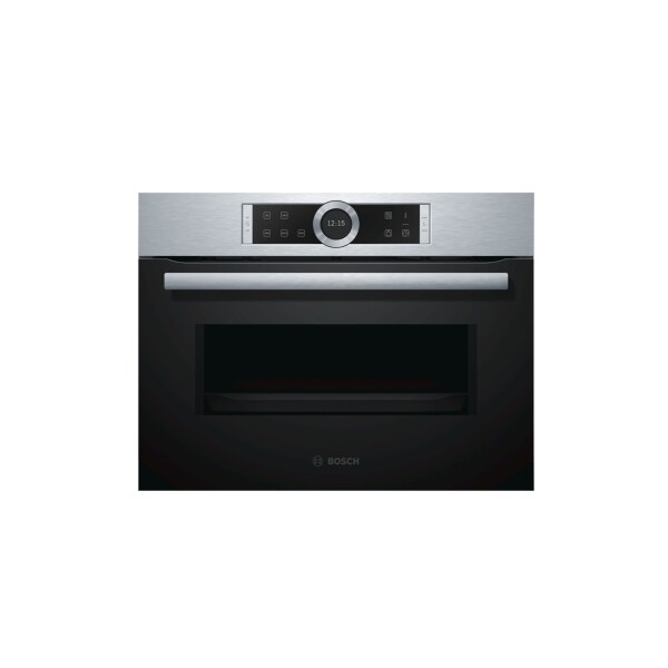 Microondas de empotrar Bosch CFA634GS1 Gourmet 36 acero inoxidable