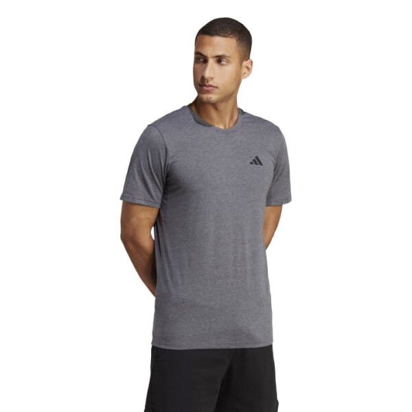 Remera Adidas Tr-Es de Hombre - IC7444 Gris-blanco