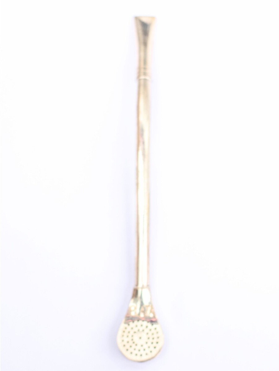 Bombilla De Plata y Oro - s33 