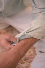 LONG SLEEVE LINEN SHIRT Mist