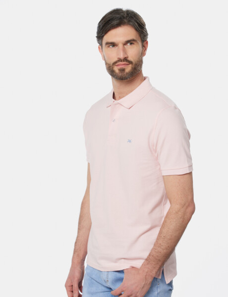 REMERA POLO LISA Rosa