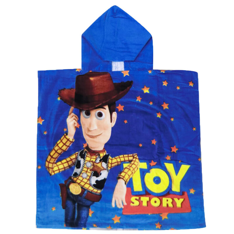 Toalla Disney Poncho Toy Story Azul - Multicolor