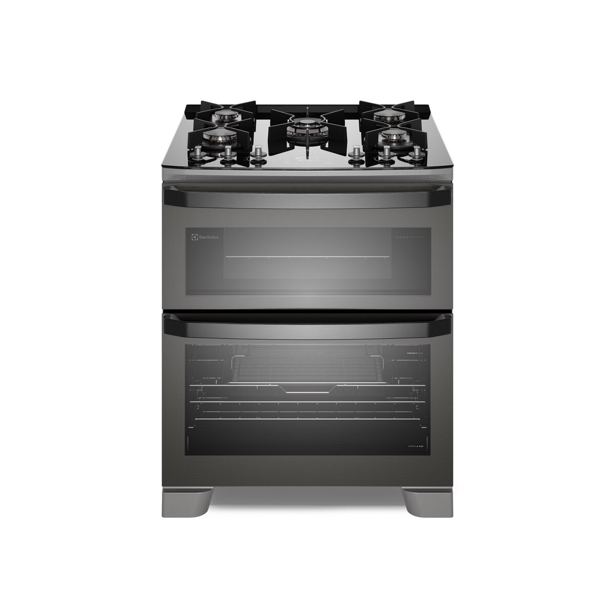 Cocina Electrolux 5 Hornallas Horno con Airfry FE5AD - Inoxidable 