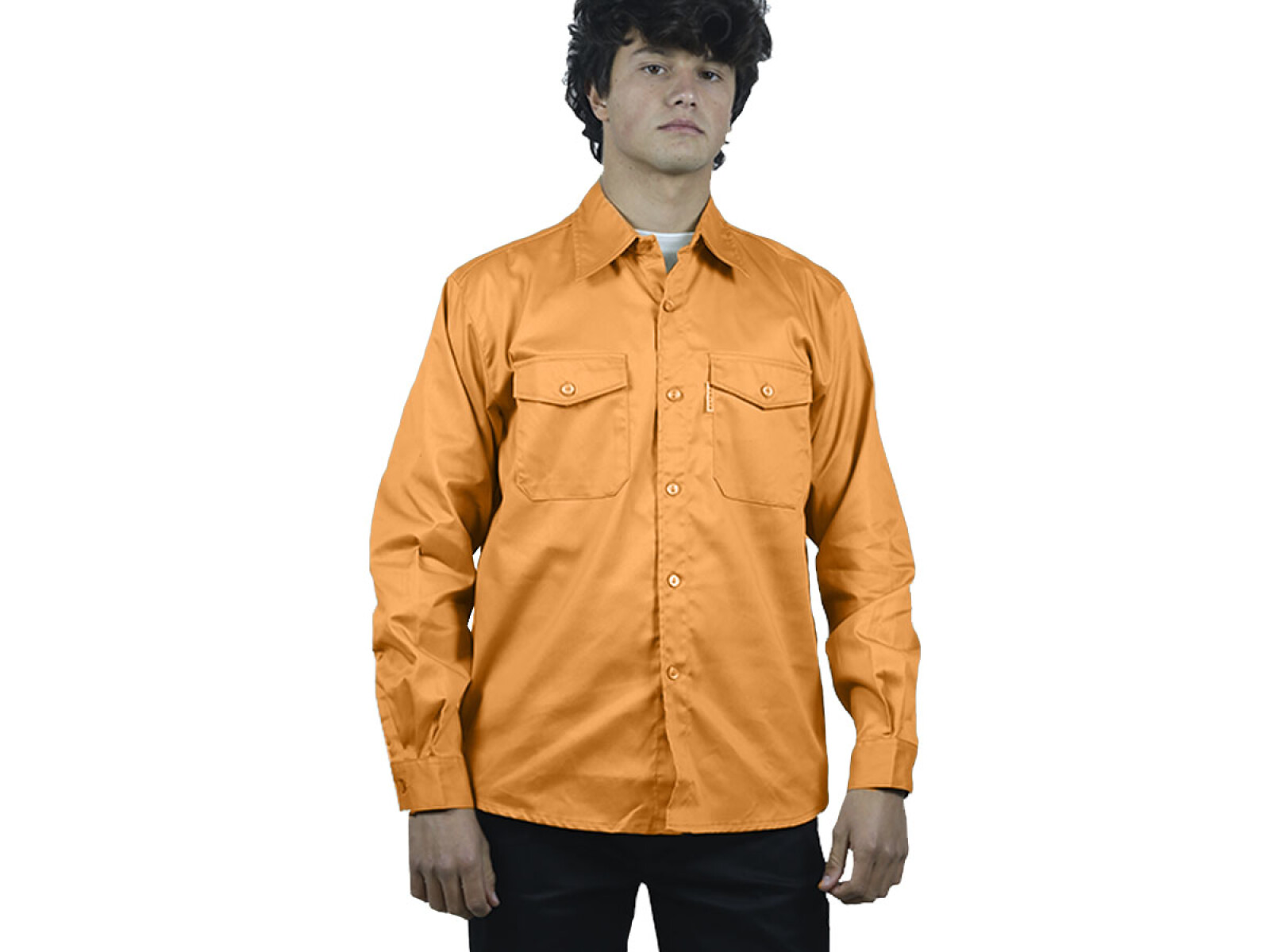 Camisa de trabajo Grafor - Naranja 