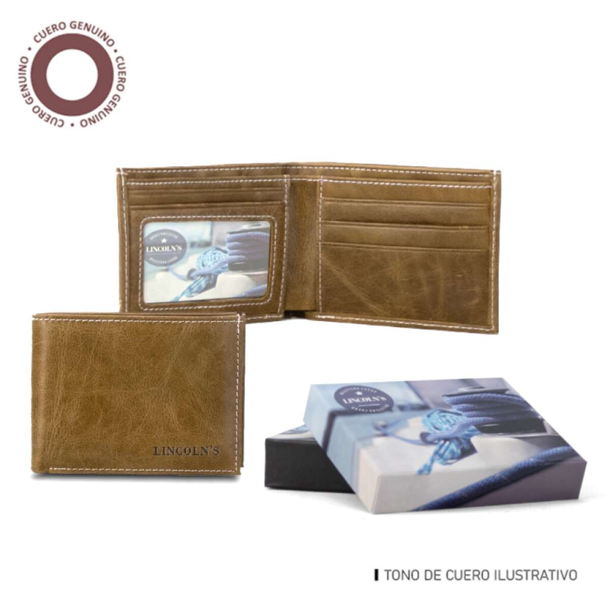 Billetera Cuero Hefesto - Whisky 