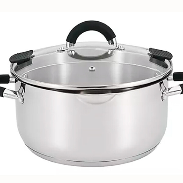 OLLA KASSEL KS- INOX 5 L Acero c/Tapa Vidrio - 77044 Sin color