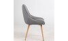 Silla BRUNA en PU Gris