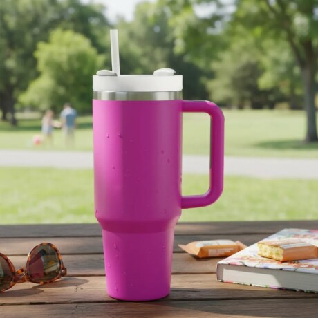Vaso Térmico De Acero Con Asa 1L Medidas: Alto 26cm x Ø10cm Vaso Térmico De Acero Con Asa 1L Medidas: Alto 26cm x Ø10cm