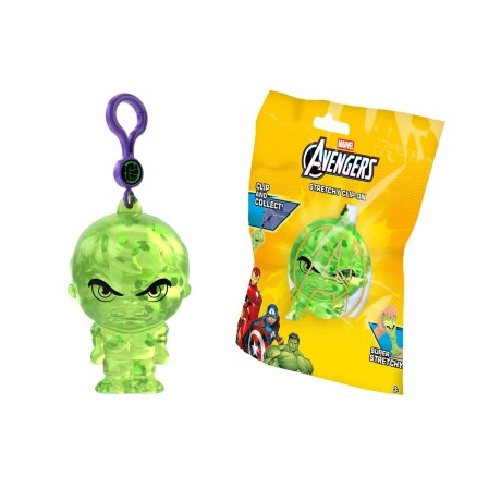 Figura Squishy Disney con Clip Colgante HULK
