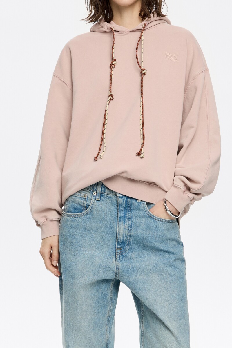 SUDADERA Rosa
