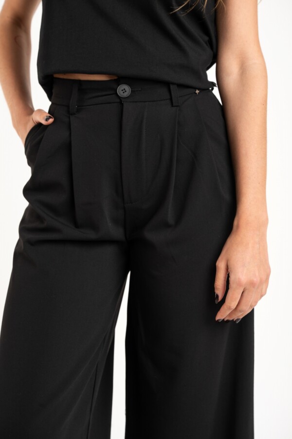 Pantalón Wide Leg Negro