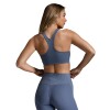 Top 2XU Ribbed Longline Low Impact Azul