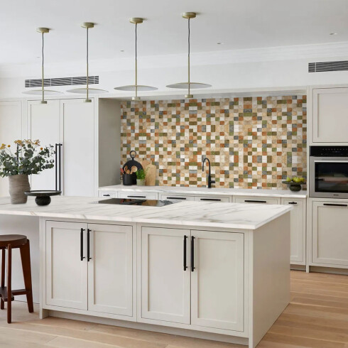 Ceramica Amarronada 32X57Cm Pared Piscina GAMAS DE MARRON