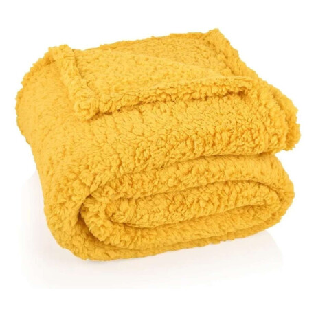 Manta Corderito 2 Plazas180x200cm Amarillo