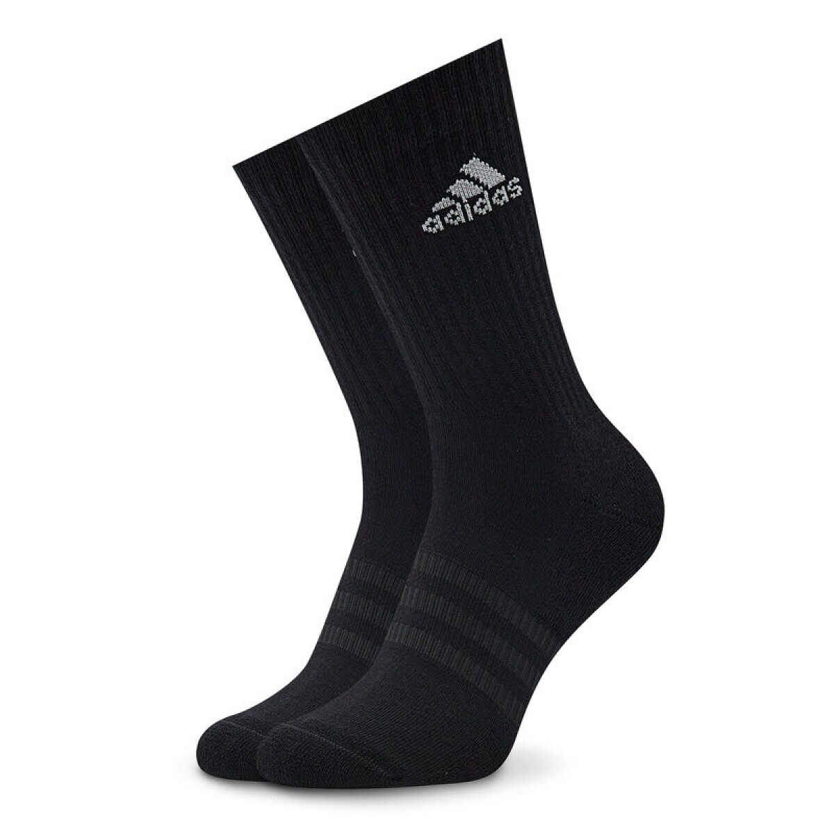 Medias de Hombre Adidas Clasicas x3 - Negro - Blanco 