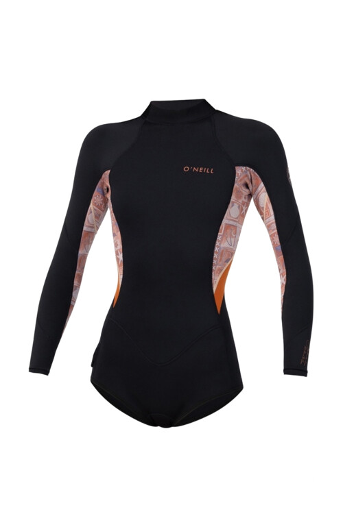 Bahia 2mm - Back Zip - LS Mid Spring - Tangerine Tile Bahia 2mm - Back Zip - LS Mid Spring - Tangerine Tile