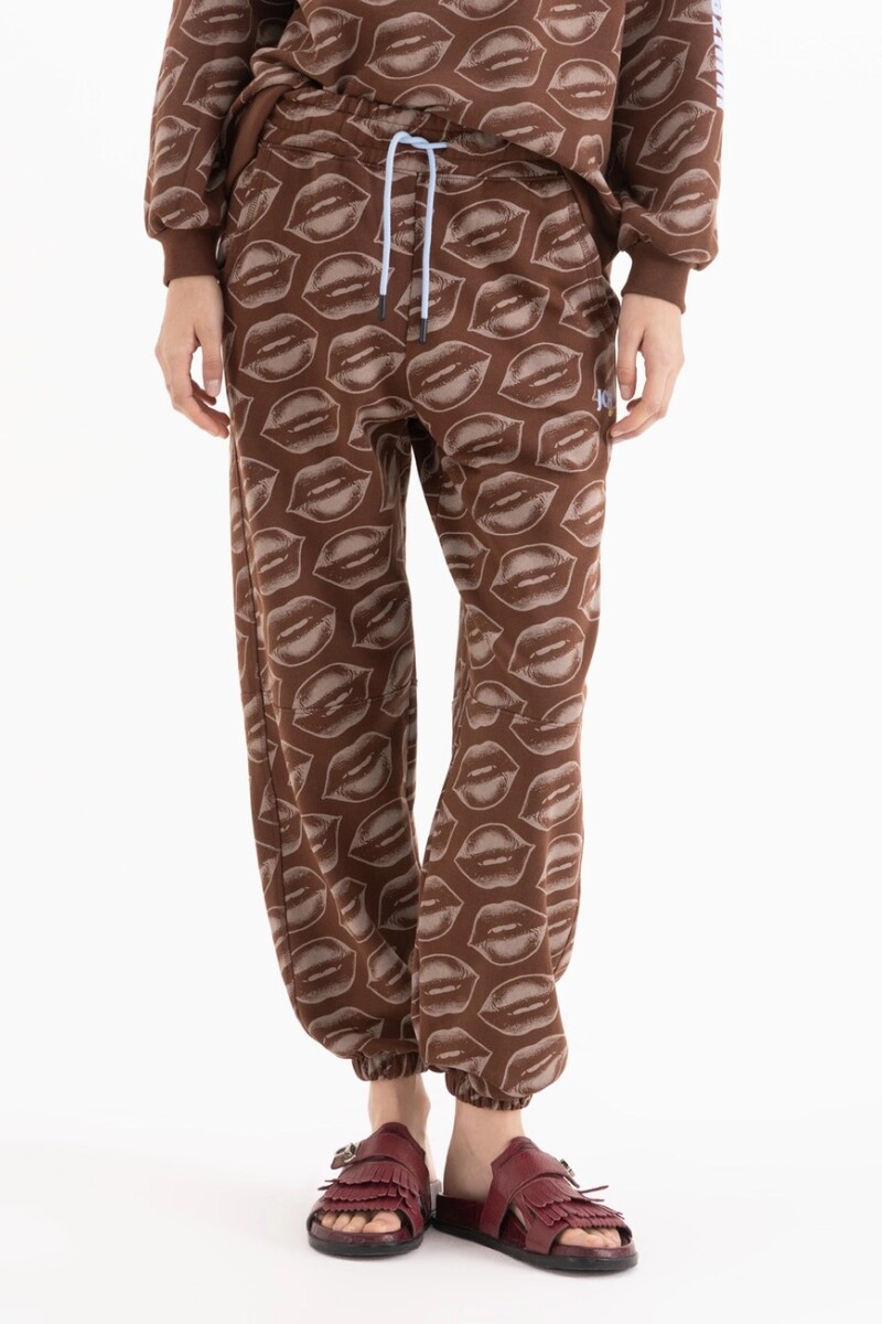PANTALON KISS Marron
