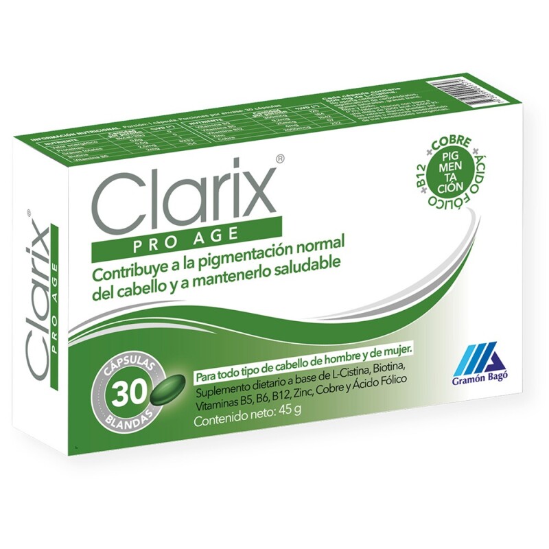 Clarix Pro Age 30 Caps. Clarix Pro Age 30 Caps.