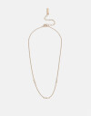 Bijouterie Set Strass Set De Collar Y Aros Pasantes - Dorado