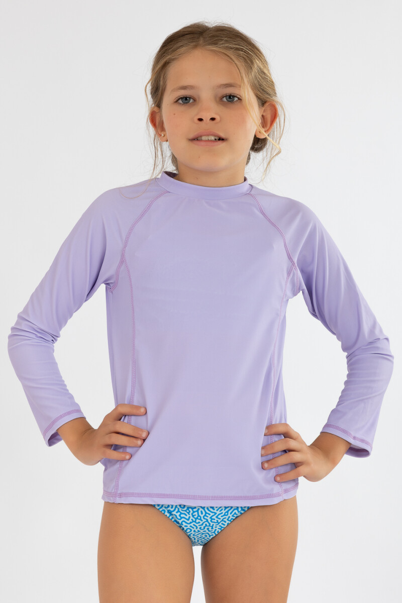 Manga larga plain uv protection 2-16a Lila