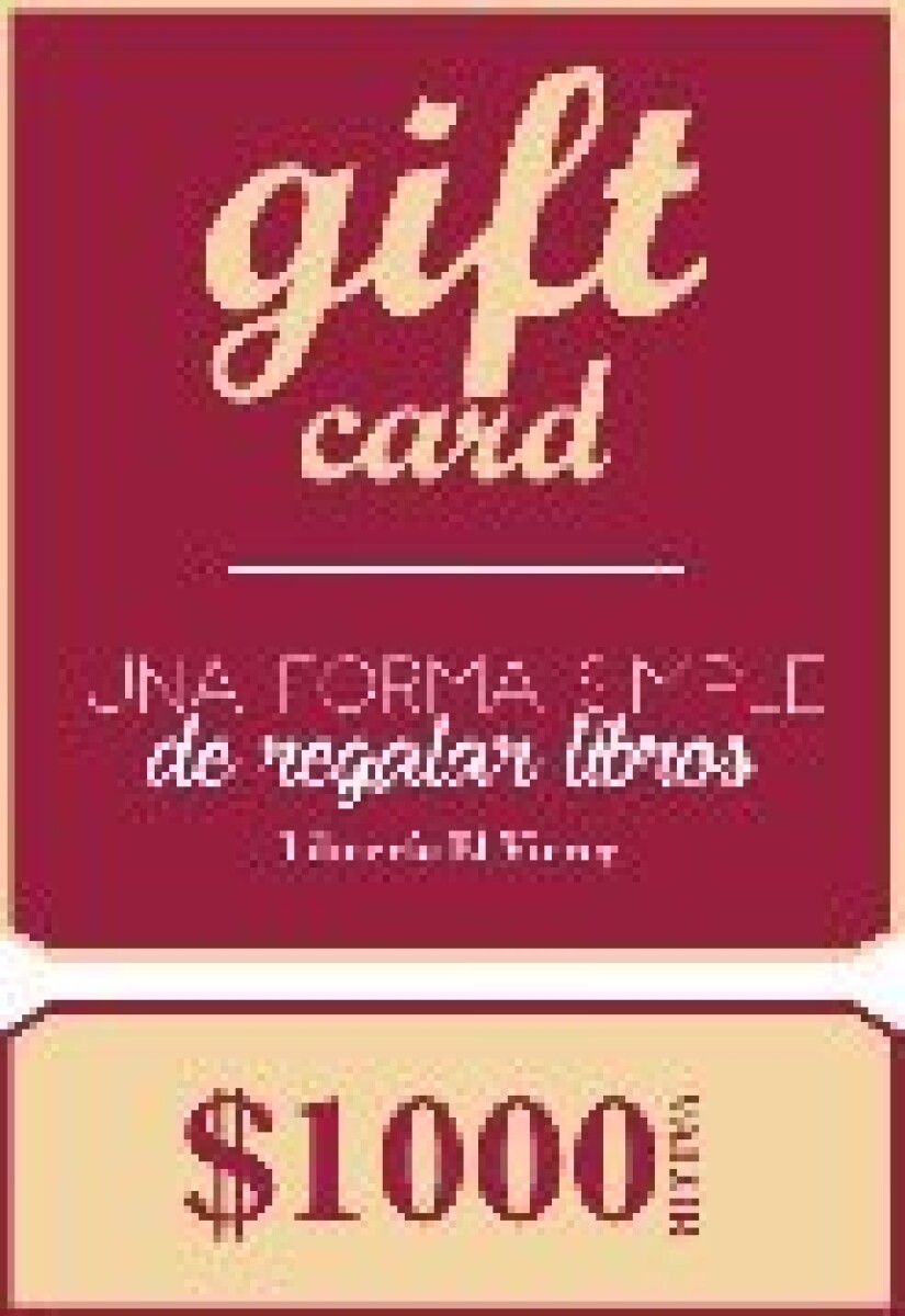 GIFT CARD VIRTUAL $1000 