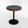 MESA DE EXTERIOR GOURMAND NEGRO - CIRCULAR