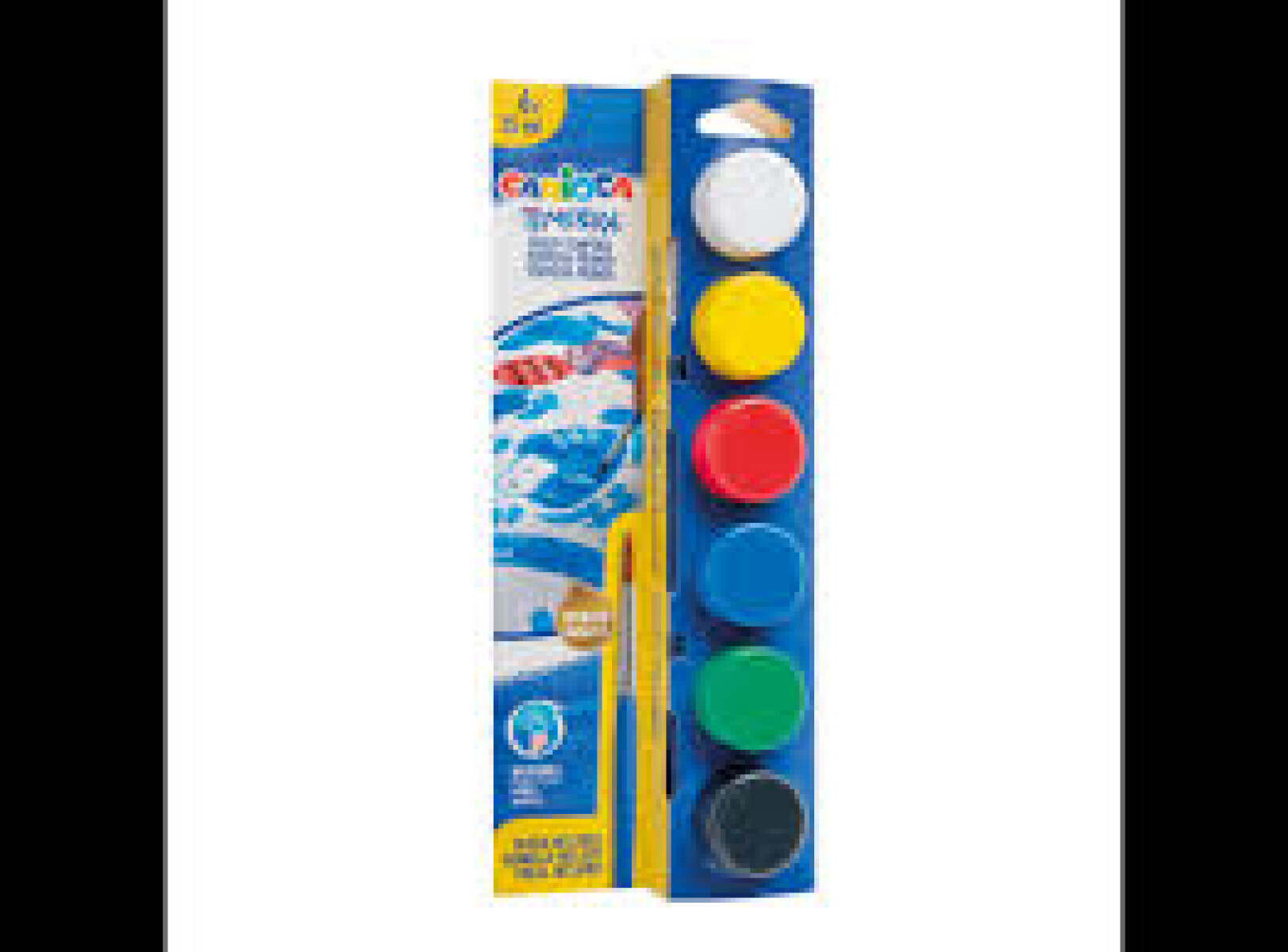 TEMPERAS X 6 CON PINCEL 