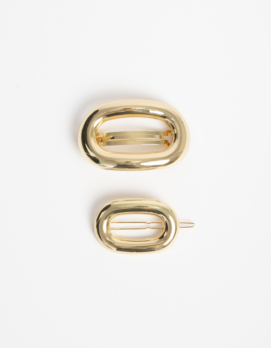 Set De Hebillas Francesas Glossy 