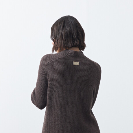 POLERA DALMA Marrón oscuro