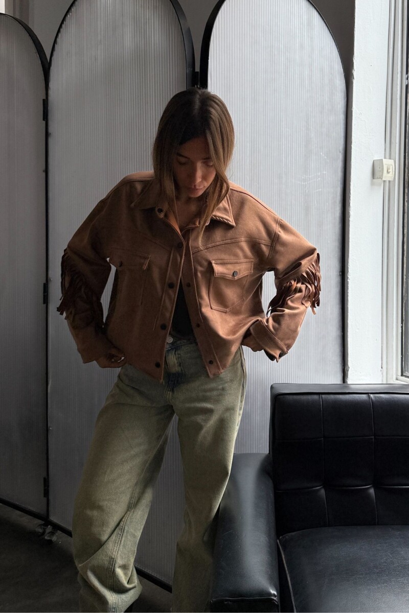 Campera Flecos Camel