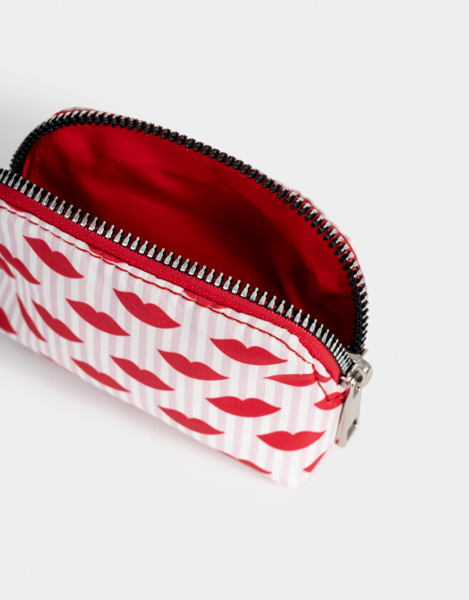 Monederos Monedero Cuerina Estampado - Estampado Rayas