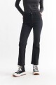 Jean Flared Cropped NEGRO