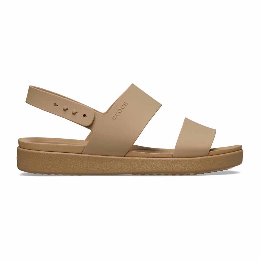 Sandalias Crocs Brooklyn Backstrap Low Low W Mujer Cashew