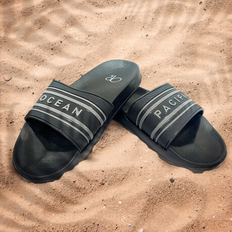 Chancletas Sandalias Ojotas Ocean Pacific Adulto Negro