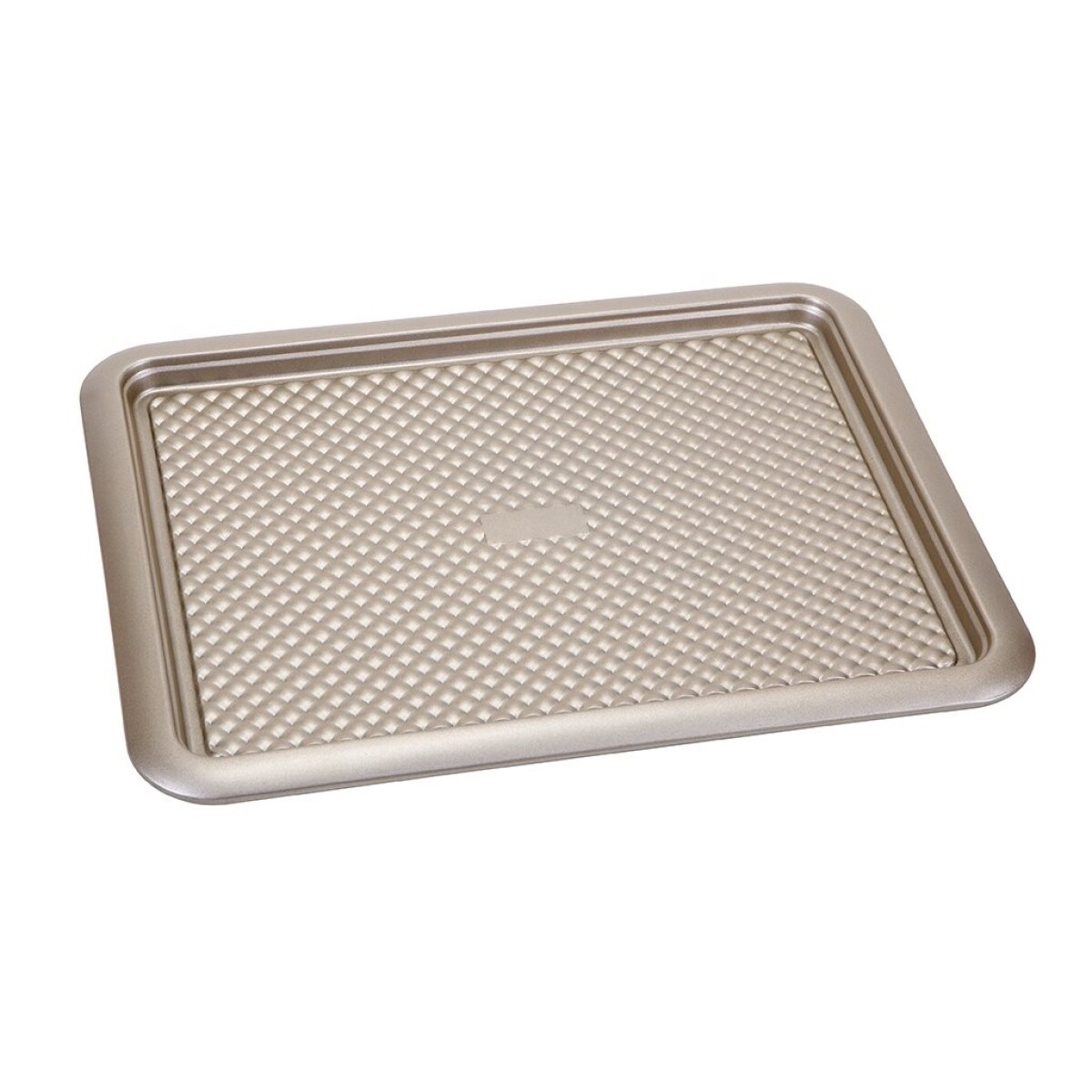 PLACA HORNO ACERO 46.5x33x2CM ESP 0.5MM CHAMPAGNE 